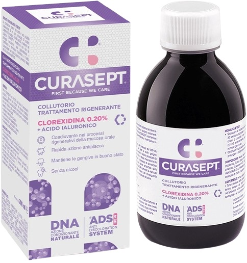 CURASEPT COLLUTORIO ADS DNA TRATTAMENTO RIGENERANTE 200 ML - farmacia187.it