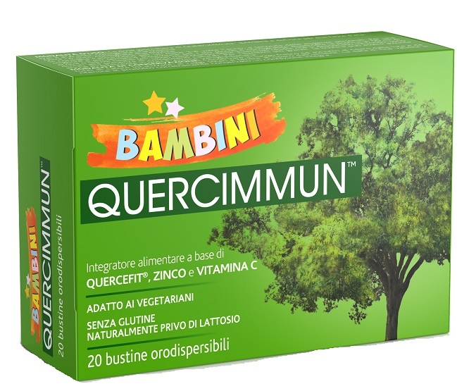 QUERCIMMUN BAMBINI 20 BUSTINE OROSOLUBILI - farmacia187.it