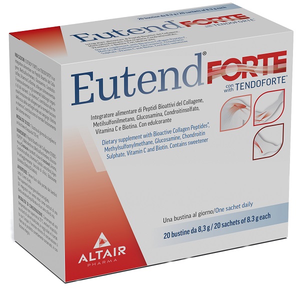 EUTEND FORTE TENDOFORTE 20 BUSTINE CON EDULCORANTE - farmacia187.it