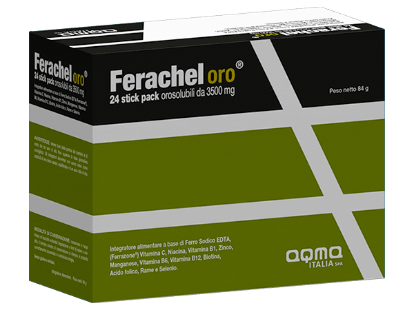 FERACHEL ORO 24 STICK OROSOLUBILI - farmacia187.it