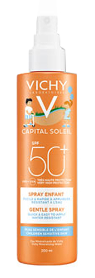 CAPITAL SOLEIL SPRAY KID WATER RESIST 50+ 200 ML - farmacia187.it