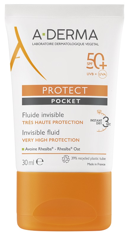 ADERMA A-D PROTECT FLUIDO POCKET SPF 50+ 30 ML - farmacia187.it