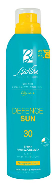 DEFENCE SUN SPRAY TRANSPARENT TOUCH 30 200 ML - farmacia187.it