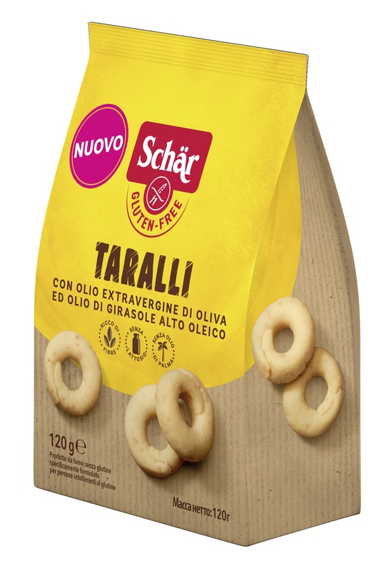 SCHAR TARALLI SENZA LATTOSIO 120 G - farmacia187.it