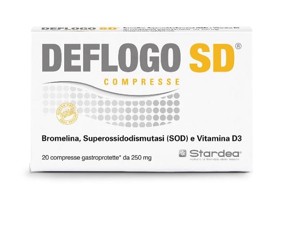 DEFLOGO SD 20 COMPRESSE GASTROPROTETTE SENZA GLUTINE SENZA LATTOSIO - farmacia187.it
