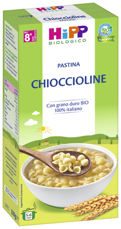 HIPP BIO PASTINA CHIOCCIOLINE 320 G - farmacia187.it
