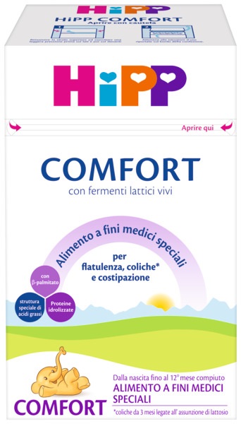 HIPP LATTE COMFORT 600 G - farmacia187.it