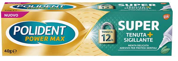 POLIDENT SUPER TENUTA+SIGILLANTE MENTA DELICATA ADESIVO PROTESI DENTALE 40 G - farmacia187.it