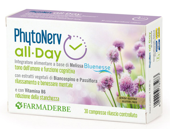 PHYTONERV ALL DAY 30 COMPRESSE - farmacia187.it