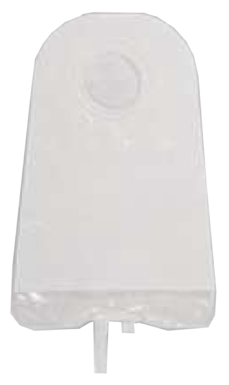 SACCA UROSTOMIA NATURA CON CHIUSURA FOLD-UP TAP TRASPARENTE 57MM - farmacia187.it
