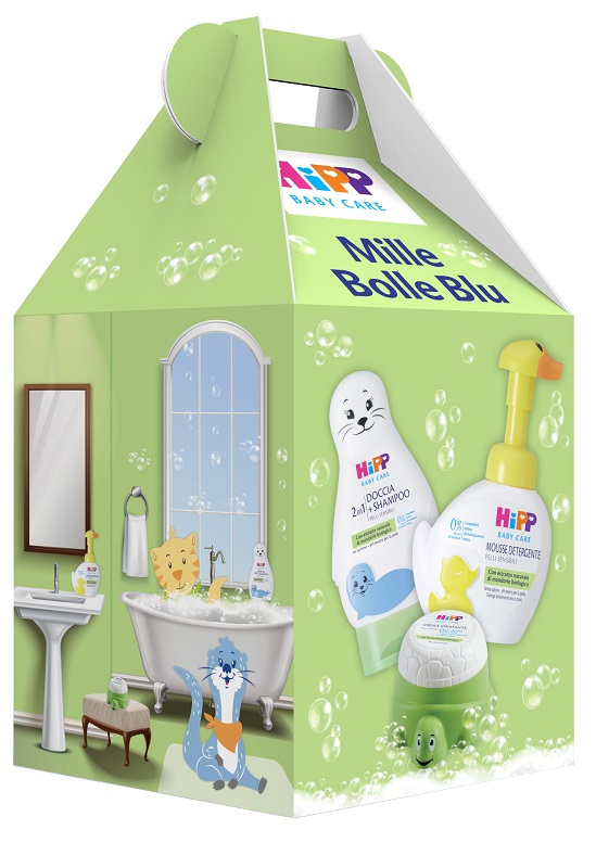 HIPP KIT 4 COFANETTI MILLE BOLLE BLU - farmacia187.it