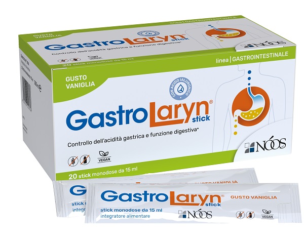 GASTROLARYN 20 STICK DA 15 ML GUSTO VANIGLIA SENZA GLUTINE SENZA LATTOSIO - farmacia187.it