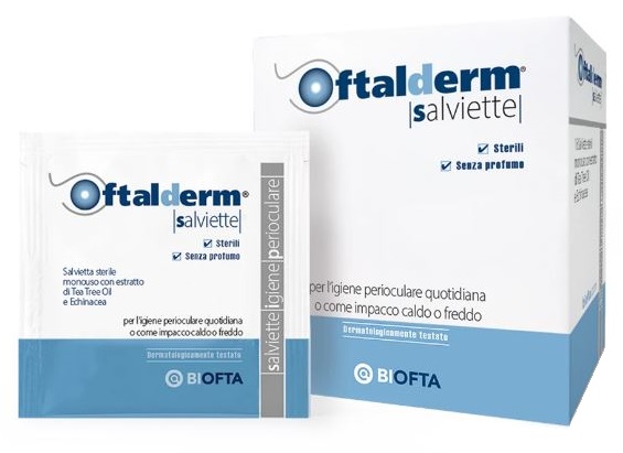 OFTALDERM SALVIETTE STERILI MONOUSO 16 PEZZI - farmacia187.it