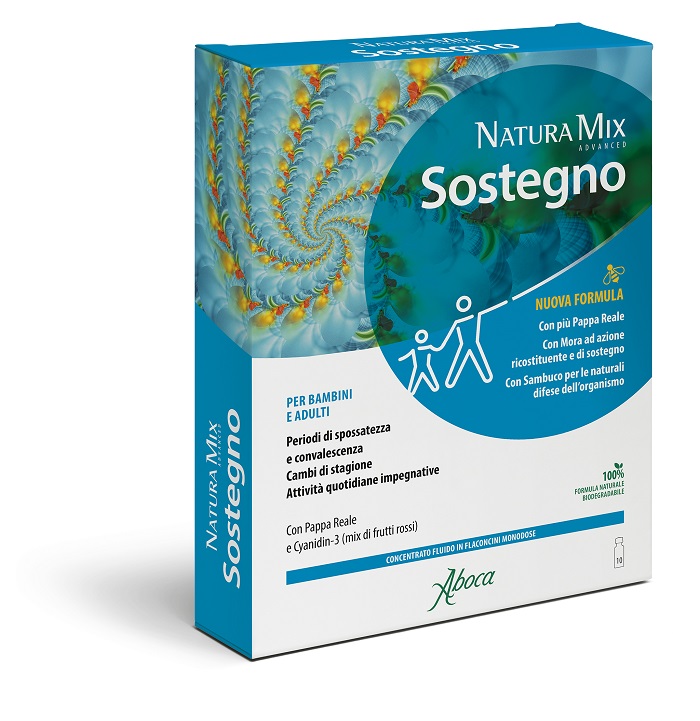 NATURA MIX ADVANCED SOSTEGNO 10 FLACONCINI DA 15 ML - farmacia187.it