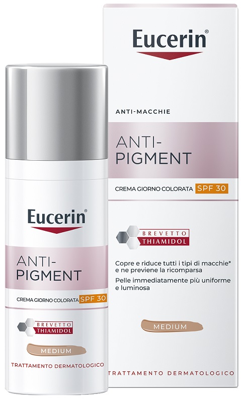 EUCERIN ANTI-PIGMENT GIORNO SPF30 COLORATO MEDIUM 50 ML - farmacia187.it