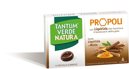 TANTUM VERDE NATURA 15 PASTIGLIE LIQUIRIZIA - farmacia187.it