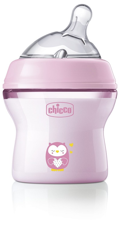 CHICCO BIBERON NAT FEEL PP 0M+ 150 ML BIMBA - farmacia187.it