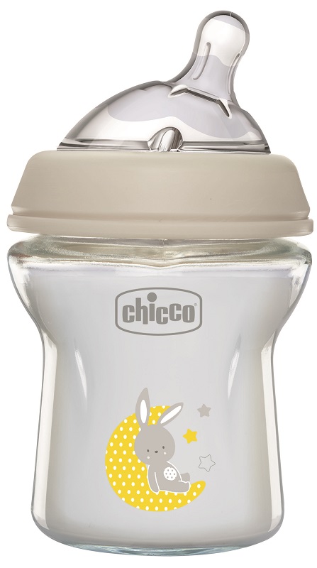 CHICCO BIBERON NAT FEEL VETRO 0M+ 150 ML - farmacia187.it