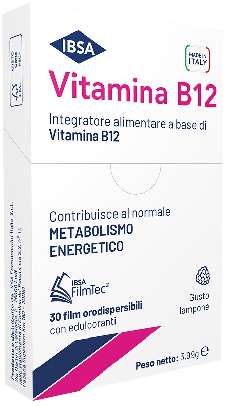 VITAMINA B12 IBSA 30 FILM ORALI - farmacia187.it