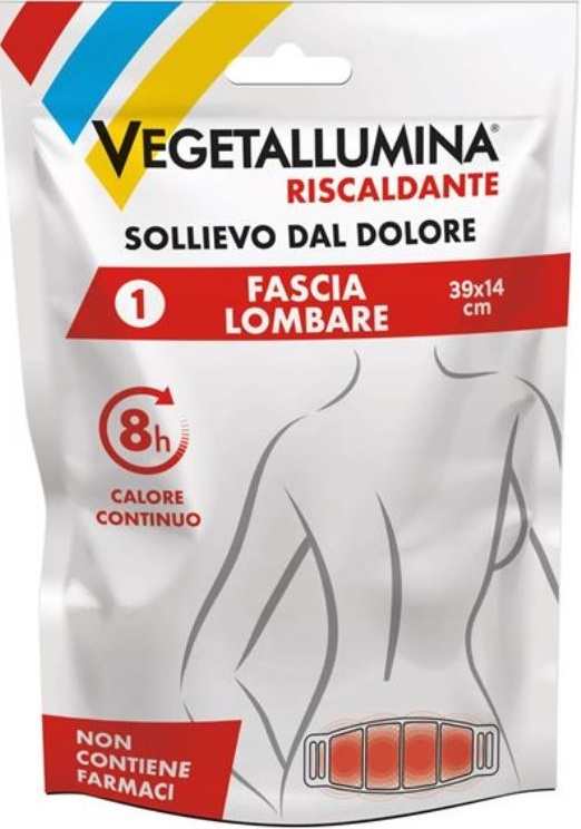 VEGETALLUMINA FASCIA LOMBARE RISCALDANTE 1 PEZZO - farmacia187.it