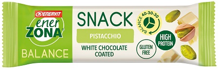 ENERZONA SNACK PISTACCHIO CIOCCOLATO BIANCO 27 G - farmacia187.it