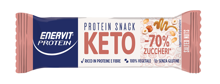 ENERVIT PROTEIN KETO SNACK SALTED NUTS 35 G - farmacia187.it