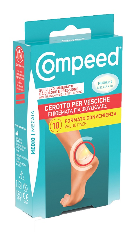 CEROTTI COMPEED PER VESCICHE MEDIO 10 PEZZI CARTON - farmacia187.it