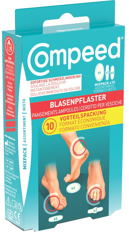 CEROTTI COMPEED PER VESCICHE MISTO BOX 10 PEZZI - farmacia187.it