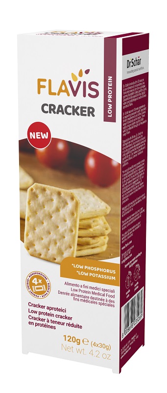 FLAVIS CRACKER APROTEICI 4 PORZIONI DA 30 G - farmacia187.it