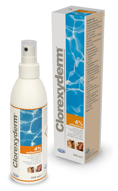CLOREXYDERM SOLUZIONE 4% 200 ML - farmacia187.it