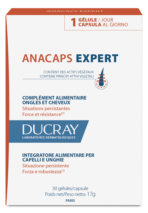DUCRAY ANACAPS EXPERT CAPELLI E UNGHIE 30 CAPSULE - farmacia187.it