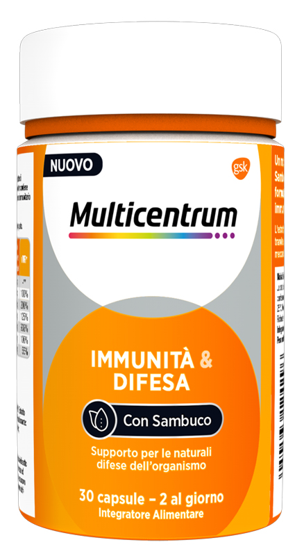 MULTICENTRUM IMMUNITA' & DIFESA 30 CAPSULE - farmacia187.it