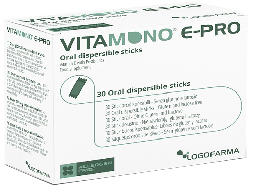 VITAMONO E-PRO 30 STICK ORODISPERSIBILI DA 1,1 G - farmacia187.it