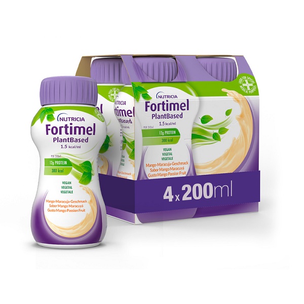 FORTIMEL PLANT BASED MANGO PASSION FRUIT 4 BOTTIGLIE DA 200 ML - farmacia187.it