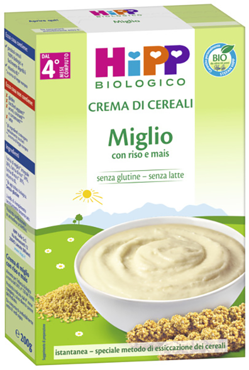 HIPP BIO CREMA CEREALI MIGLIO 200 G - farmacia187.it