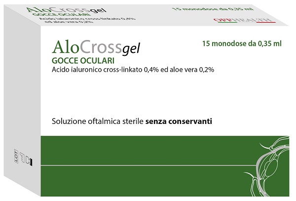 ALOCROSSGEL SOLUZIONE OFTALMICA 15 MONODOSE DA 0,35 ML - farmacia187.it