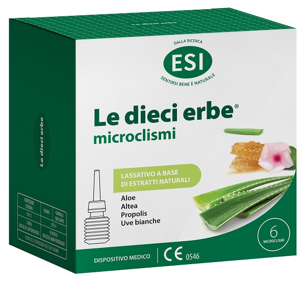 ESI LE DIECI ERBE MICROCLISMI 6 PEZZI - farmacia187.it