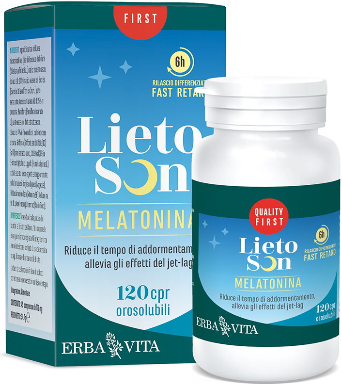 LIETOSON MELATONINA 120 COMPRESSE OROSOLUBILI - farmacia187.it