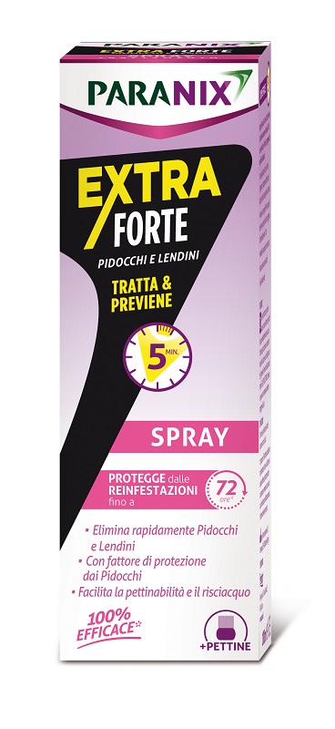 SPRAY EXTRA FORTE PARANIX PER PIDOCCHI E LENDINI 100 ML - farmacia187.it