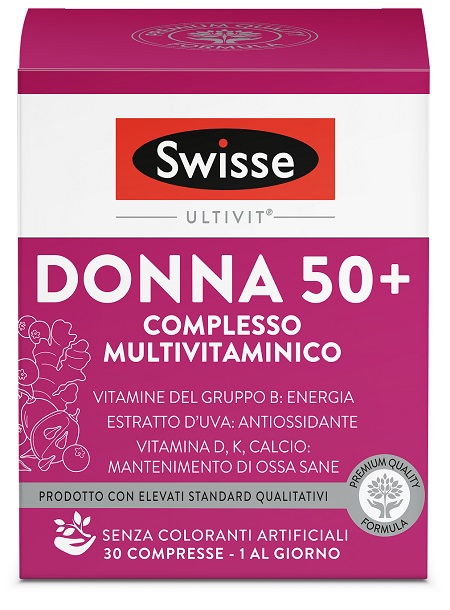 SWISSE MULTIVITAMINICO DONNA 50+ 30 COMPRESSE - farmacia187.it