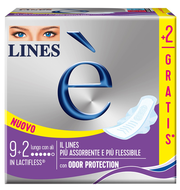 LINES E' LUNGO CARRY PACK 9 + 2 PEZZI - farmacia187.it