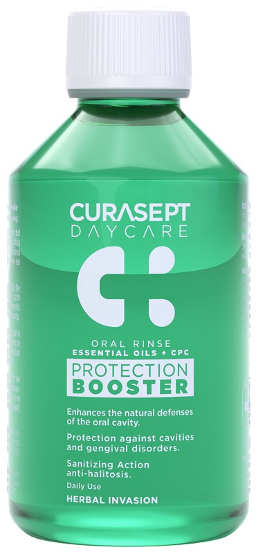 CURASEPT DAYCARE COLLUTORIO PROTECTION BOOSTER HERBAL INVASION 250 ML - farmacia187.it