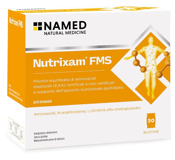 NUTRIXAM FMS 30 BUSTINE DA 6,5 G SENZA GLUTINE NATURALMENTE PRIVO DI LATTOSIO - farmacia187.it