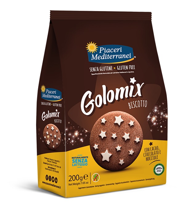 PIACERI MEDITERRANEI GOLOMIX BISCOTTO 200 G - farmacia187.it