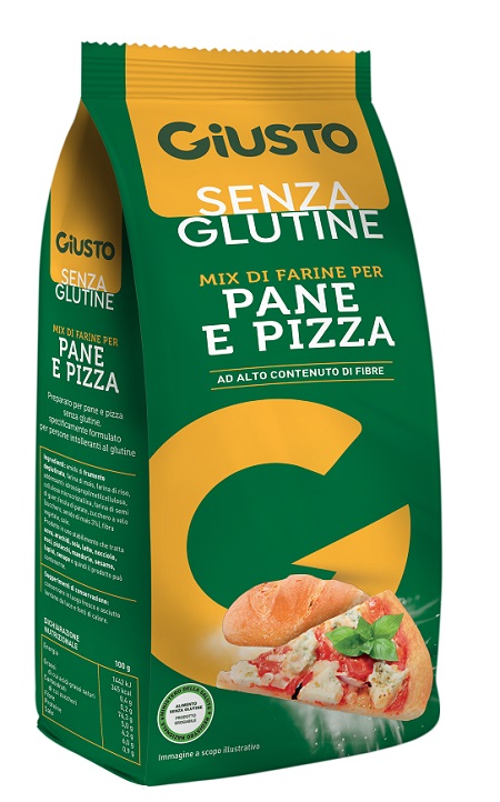 GIUSTO SENZA GLUTINE MIX PANE E PIZZA 500 G - farmacia187.it