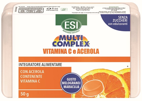 ESI MULTICOMPLEX VITAMINA C E ACEROLA CARAMELLE 50 G - farmacia187.it