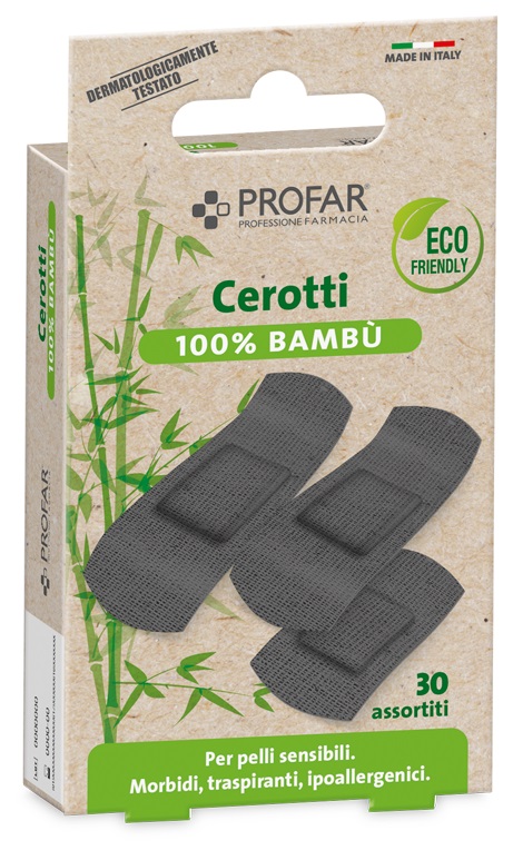 CEROTTI PROFAR BAMBU' FORMATI ASSORTITI 30 PEZZI - farmacia187.it