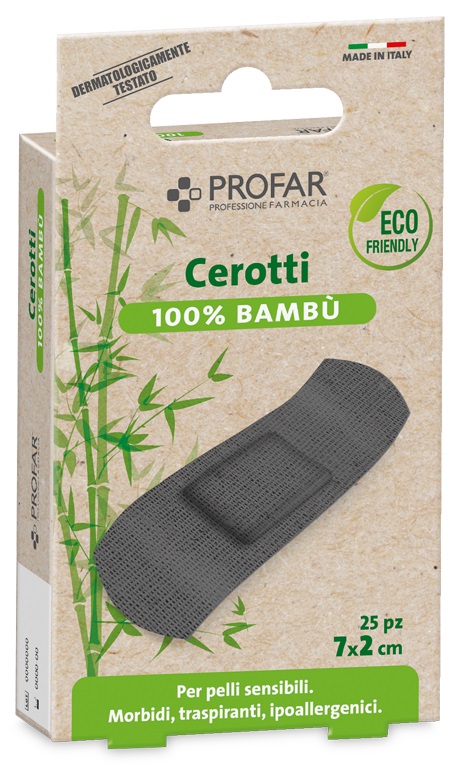 CEROTTI PROFAR BAMBU' 7X2CM 25 PEZZI - farmacia187.it