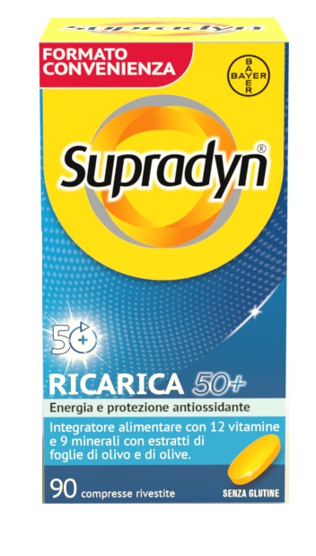 SUPRADYN RICARICA 50+ 90 COMPRESSE RIVESTITE DA 1,25 G SENZA GLUTINE - farmacia187.it