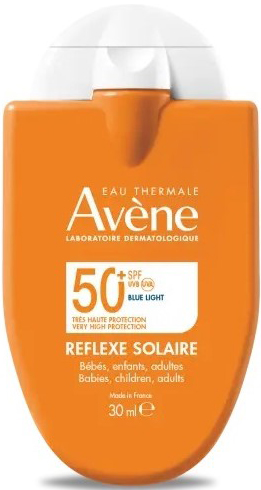 EAU THERMALE AVENE REFLEXE SOLAIRE SPF50+ BEBE BAMBINI ADULTO 30 ML - farmacia187.it